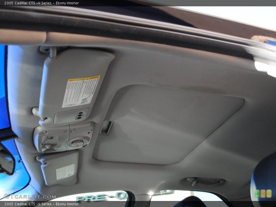 Ebony Interior Sunroof for the 2005 Cadillac CTS -V Series #40039590