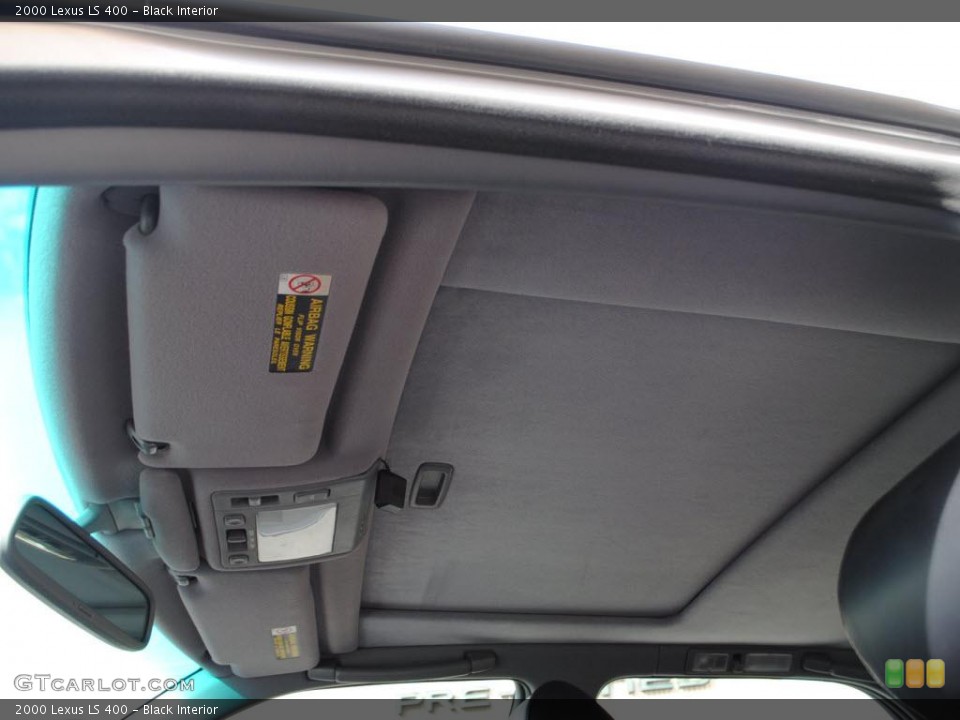 Black Interior Sunroof for the 2000 Lexus LS 400 #40040566
