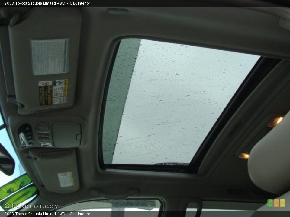 Oak Interior Sunroof for the 2003 Toyota Sequoia Limited 4WD #40041594