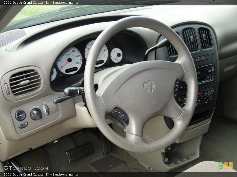 Sandstone Interior Steering Wheel for the 2001 Dodge Grand Caravan EX #40044078