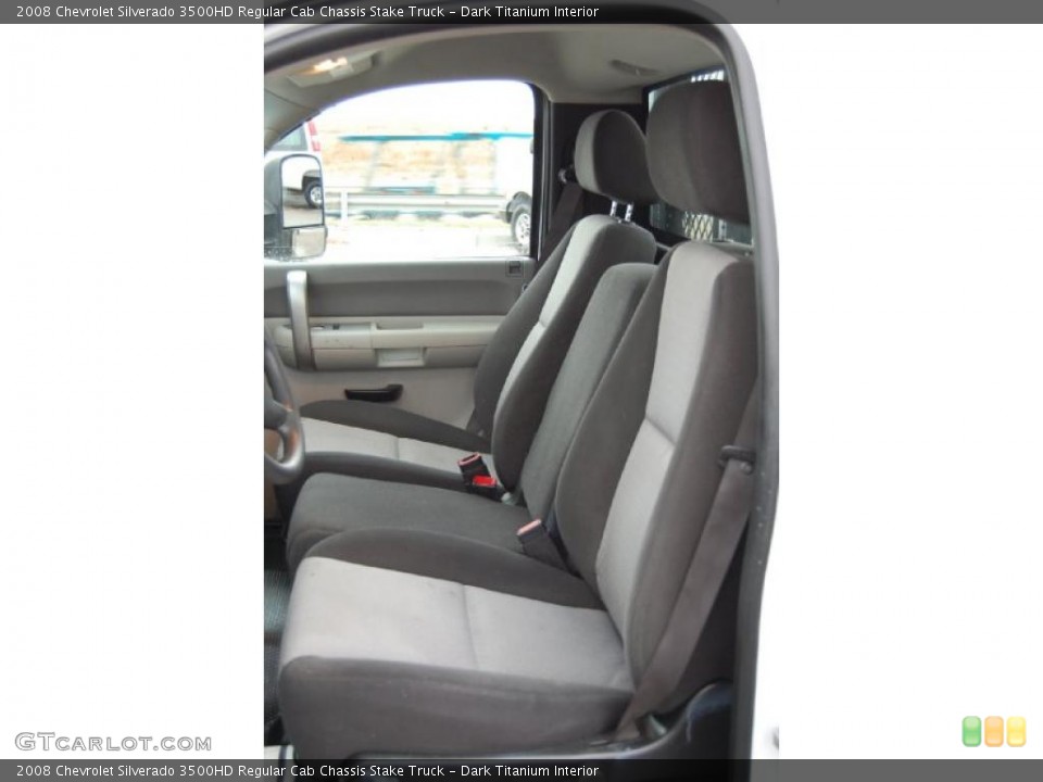 Dark Titanium Interior Photo for the 2008 Chevrolet Silverado 3500HD Regular Cab Chassis Stake Truck #40045214