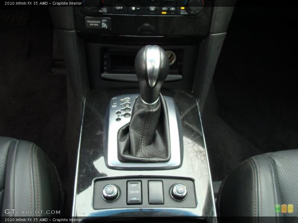 Graphite Interior Transmission for the 2010 Infiniti FX 35 AWD #40046334