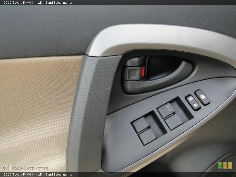 Sand Beige Interior Controls for the 2010 Toyota RAV4 I4 4WD #40047178