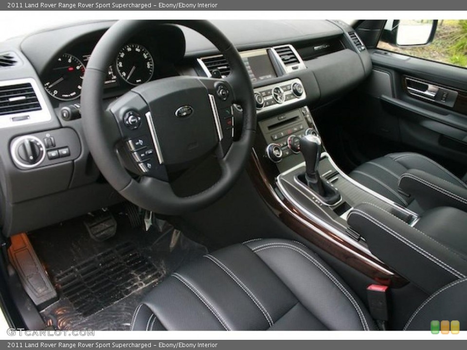 Ebony/Ebony Interior Prime Interior for the 2011 Land Rover Range Rover Sport Supercharged #40047498