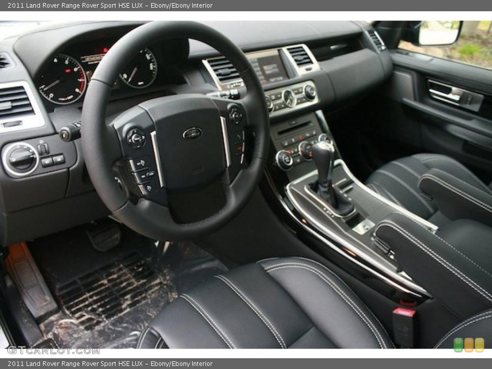 Ebony/Ebony Interior Prime Interior for the 2011 Land Rover Range Rover Sport HSE LUX #40047666