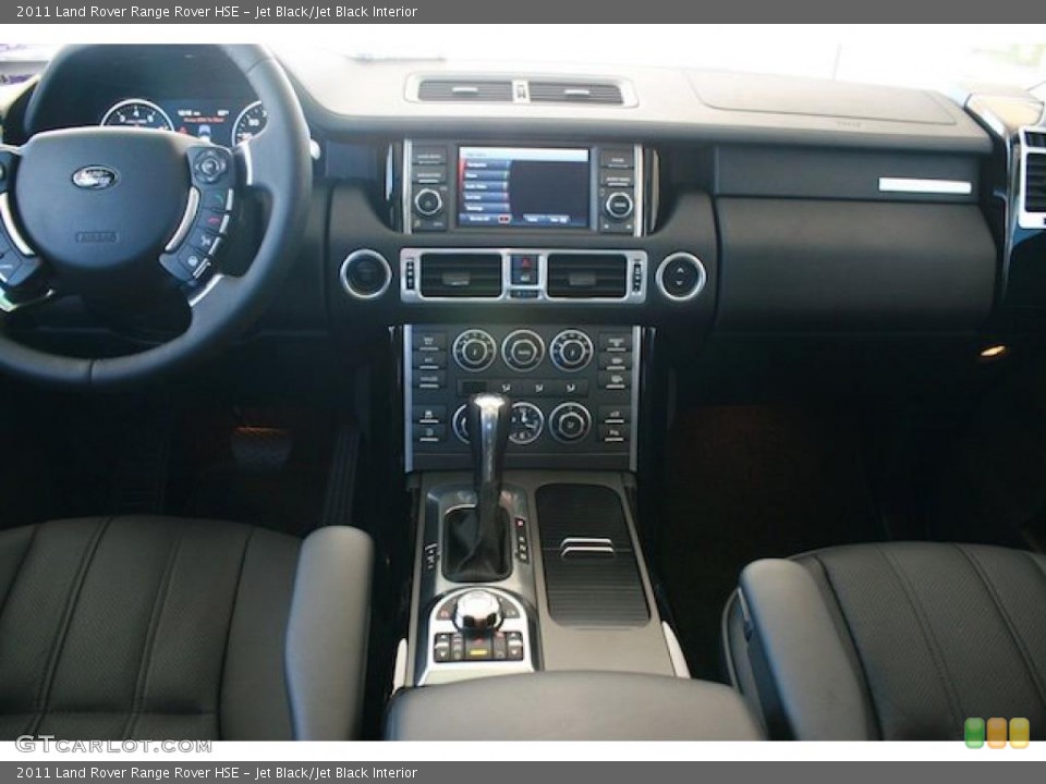 Jet Black/Jet Black Interior Dashboard for the 2011 Land Rover Range Rover HSE #40047946