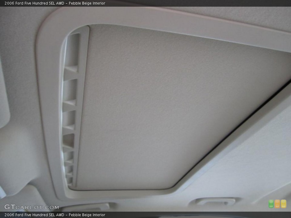 Pebble Beige Interior Sunroof for the 2006 Ford Five Hundred SEL AWD #40049050