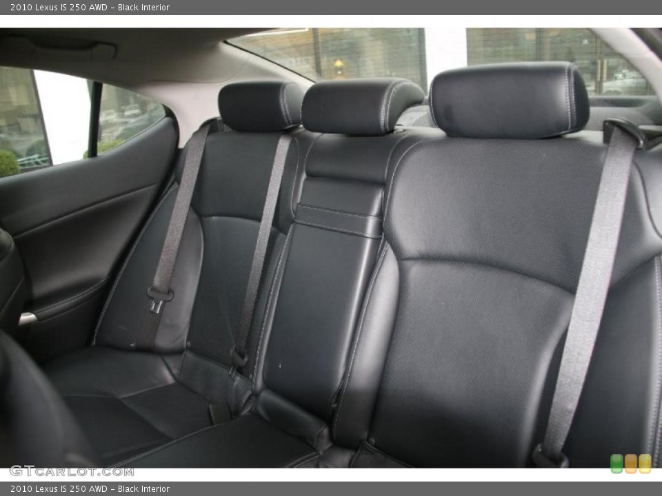 Black Interior Photo for the 2010 Lexus IS 250 AWD #40051604