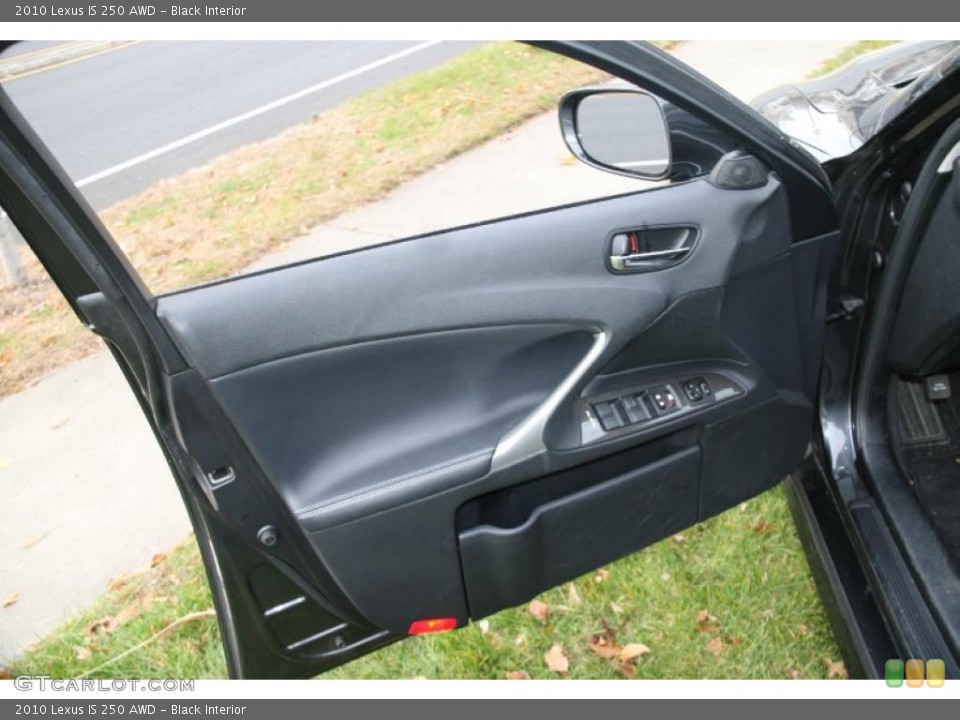Black Interior Door Panel for the 2010 Lexus IS 250 AWD #40051614