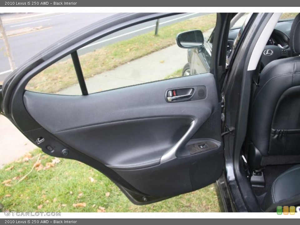 Black Interior Door Panel for the 2010 Lexus IS 250 AWD #40051622