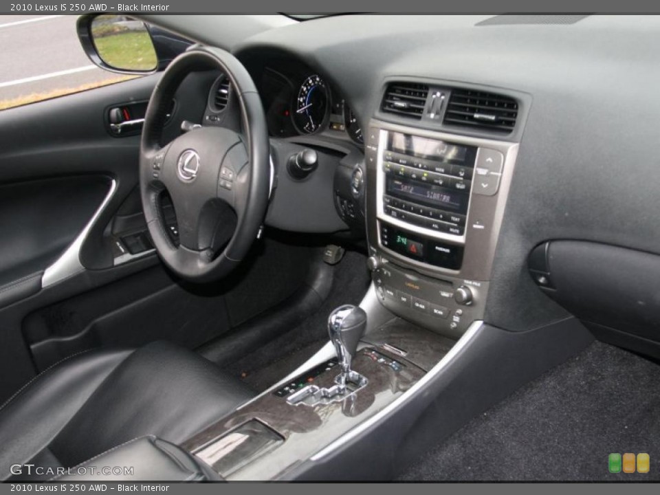 Black Interior Dashboard for the 2010 Lexus IS 250 AWD #40051646