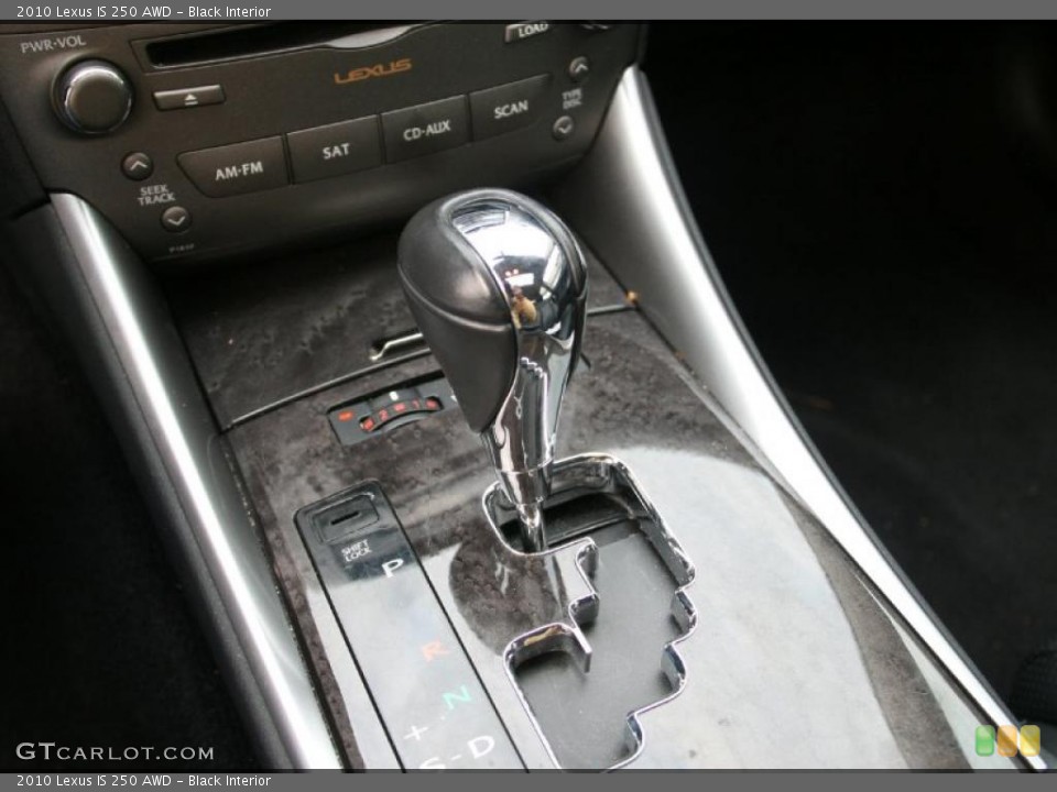 Black Interior Transmission for the 2010 Lexus IS 250 AWD #40051694