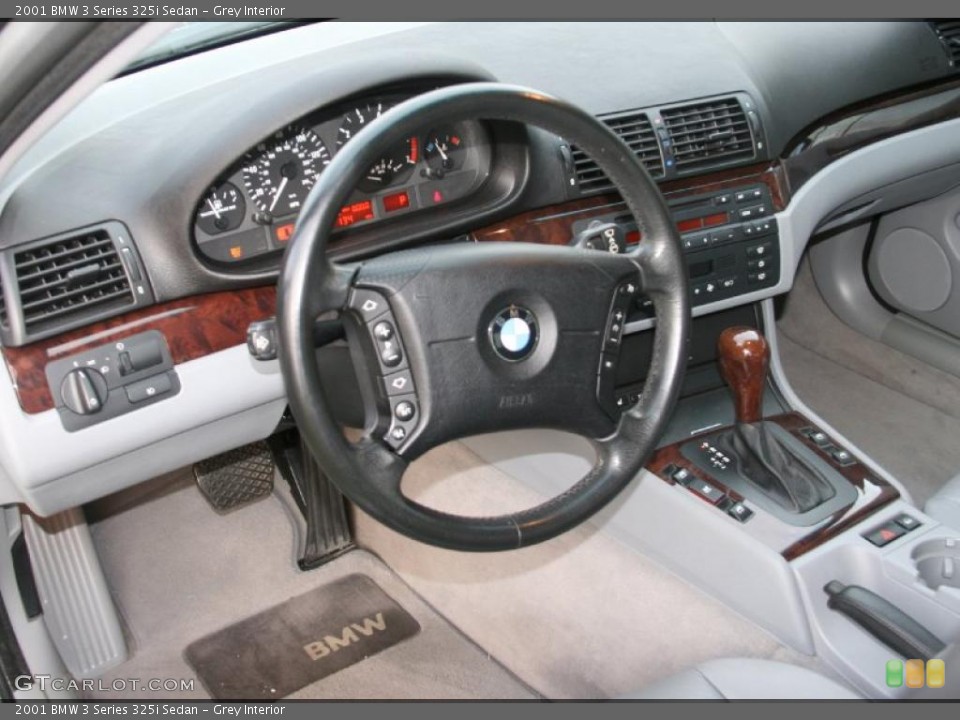 Grey Interior Prime Interior for the 2001 BMW 3 Series 325i Sedan #40051806
