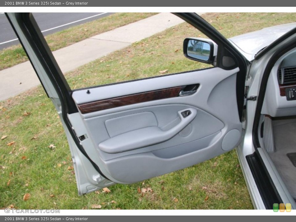 Grey Interior Door Panel for the 2001 BMW 3 Series 325i Sedan #40051818
