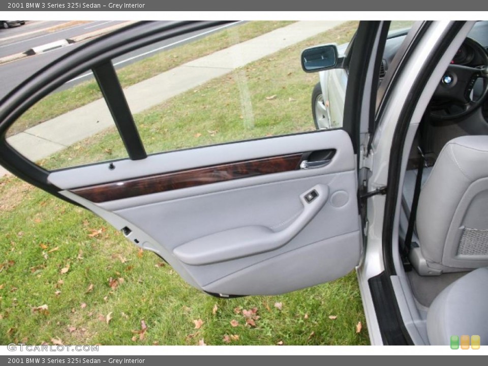 Grey Interior Door Panel for the 2001 BMW 3 Series 325i Sedan #40051826