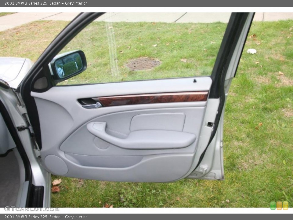 Grey Interior Door Panel for the 2001 BMW 3 Series 325i Sedan #40051842