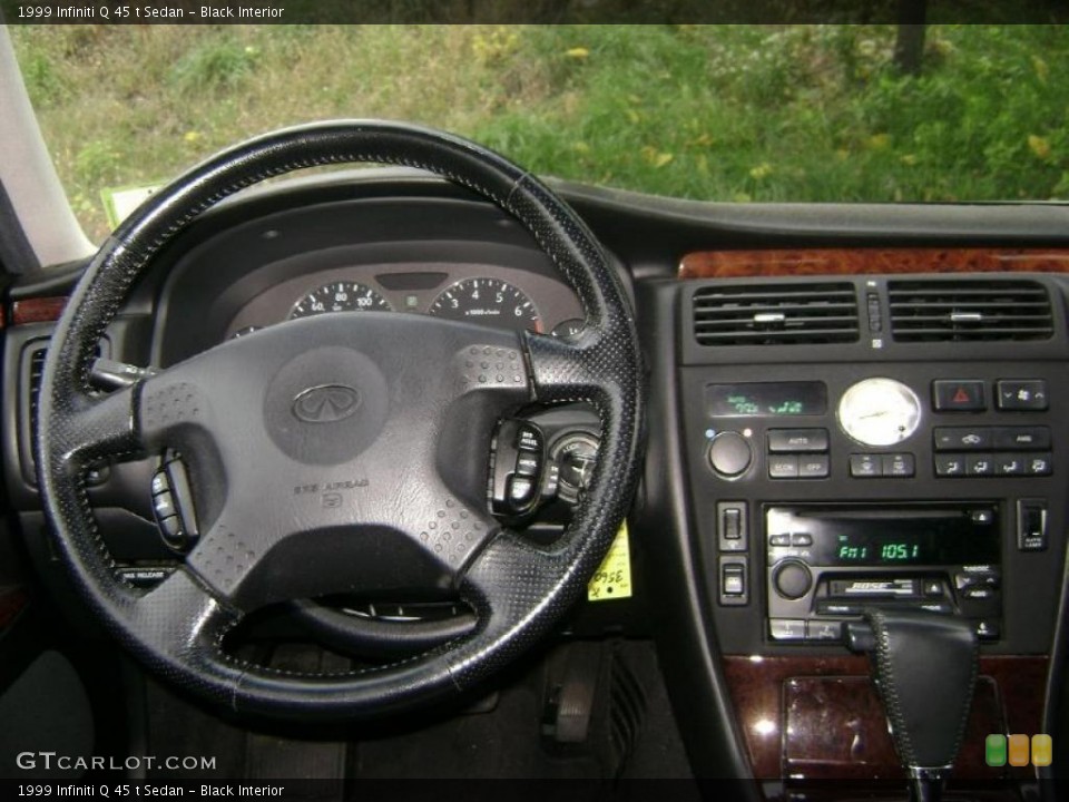 Black Interior Dashboard for the 1999 Infiniti Q 45 t Sedan #40052422