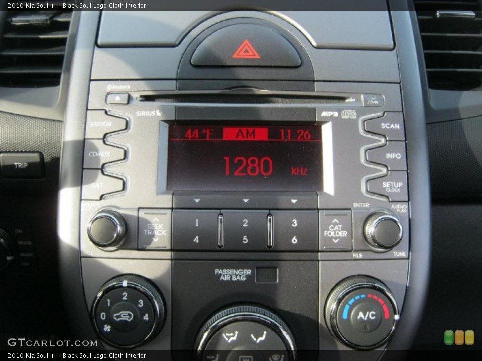 Black Soul Logo Cloth Interior Controls for the 2010 Kia Soul + #40053386
