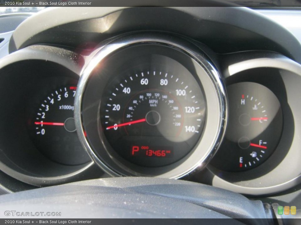 Black Soul Logo Cloth Interior Gauges for the 2010 Kia Soul + #40053592