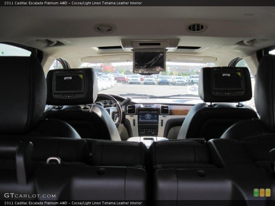 Cocoa/Light Linen Tehama Leather Interior Photo for the 2011 Cadillac Escalade Platinum AWD #40054473