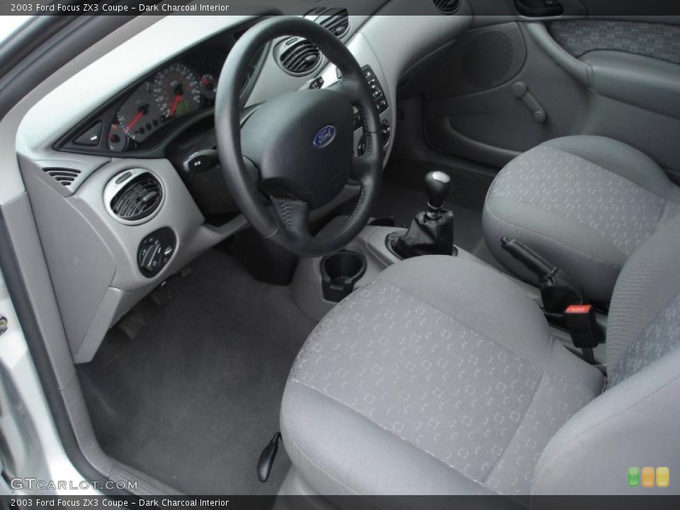Dark Charcoal Interior Prime Interior for the 2003 Ford Focus ZX3 Coupe #40056755