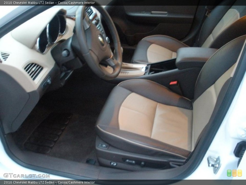 Cocoa/Cashmere Interior Photo for the 2010 Chevrolet Malibu LTZ Sedan #40058271