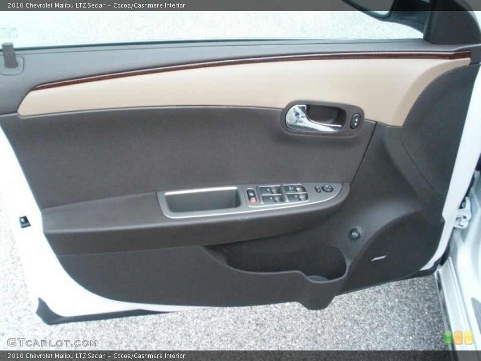 Cocoa/Cashmere Interior Door Panel for the 2010 Chevrolet Malibu LTZ Sedan #40058279