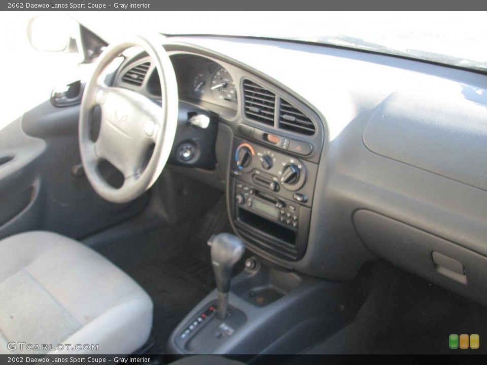 Gray Interior Dashboard for the 2002 Daewoo Lanos Sport Coupe #40059127
