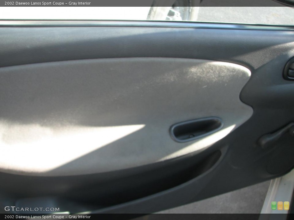 Gray Interior Door Panel for the 2002 Daewoo Lanos Sport Coupe #40059187