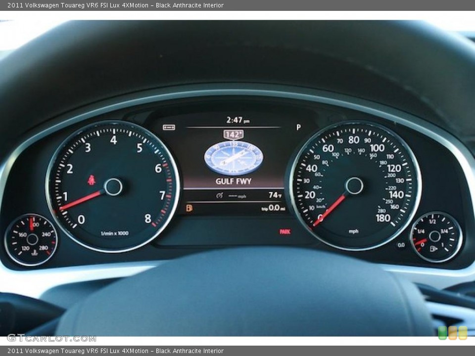 Black Anthracite Interior Gauges for the 2011 Volkswagen Touareg VR6 FSI Lux 4XMotion #40060083