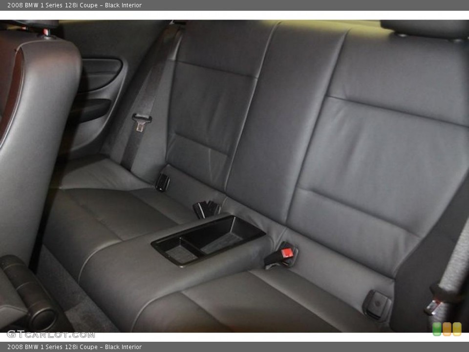 Black Interior Photo for the 2008 BMW 1 Series 128i Coupe #40061951