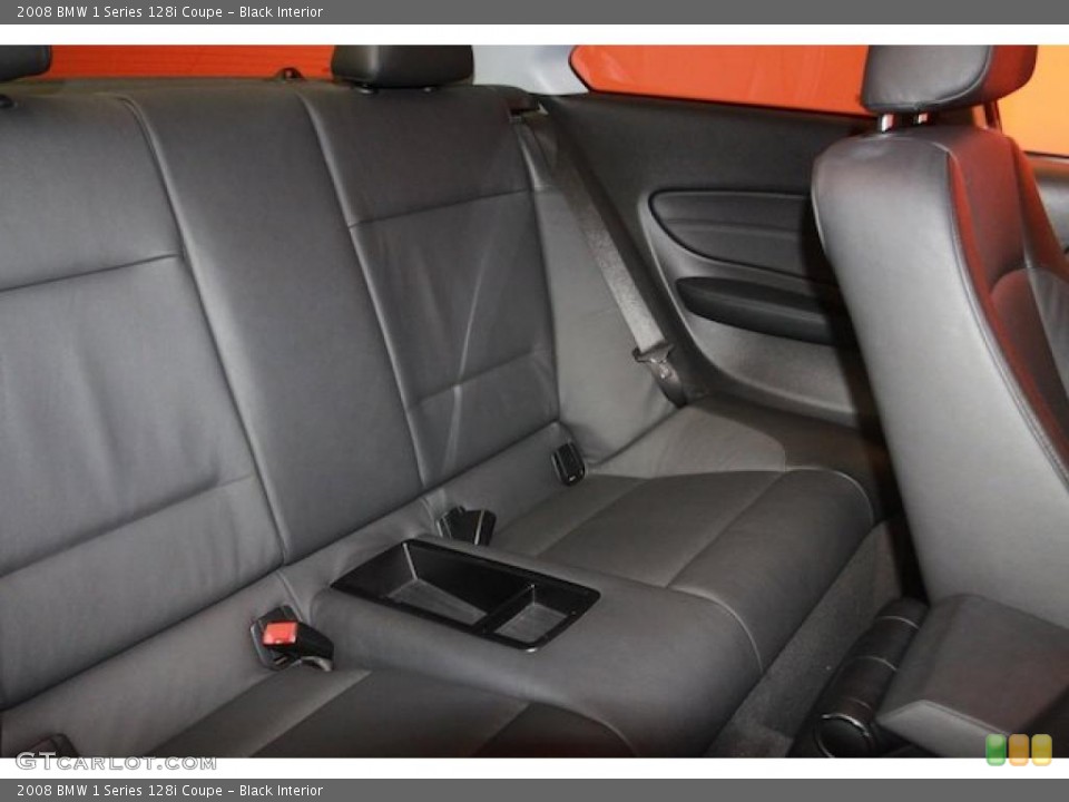 Black Interior Photo for the 2008 BMW 1 Series 128i Coupe #40061955