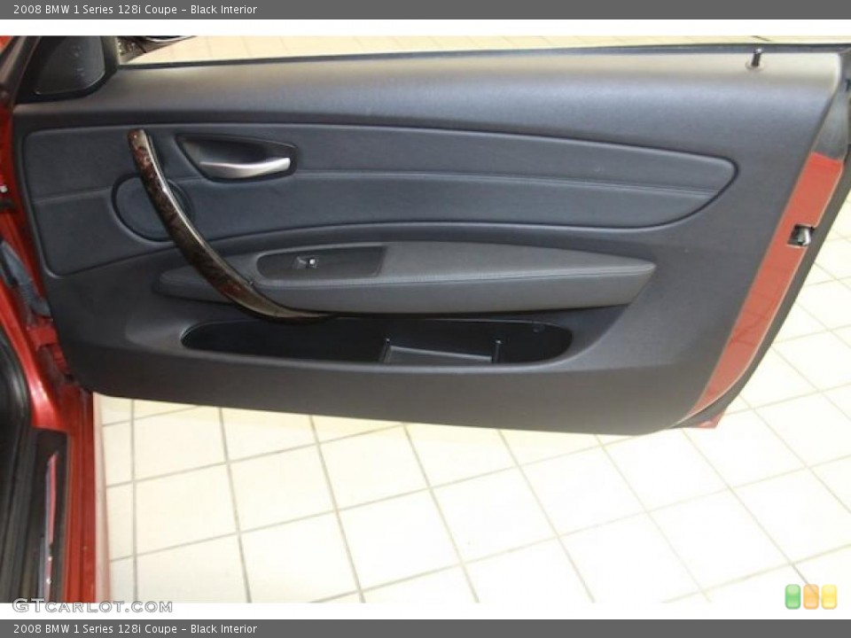 Black Interior Door Panel for the 2008 BMW 1 Series 128i Coupe #40061971