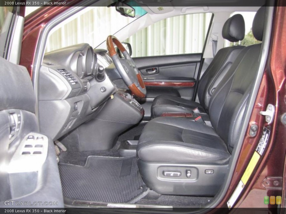 Black Interior Photo for the 2008 Lexus RX 350 #40063207