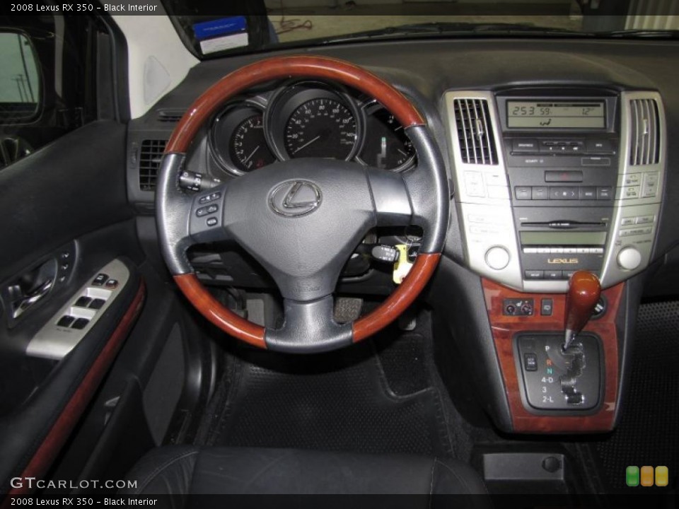 Black Interior Dashboard for the 2008 Lexus RX 350 #40063231