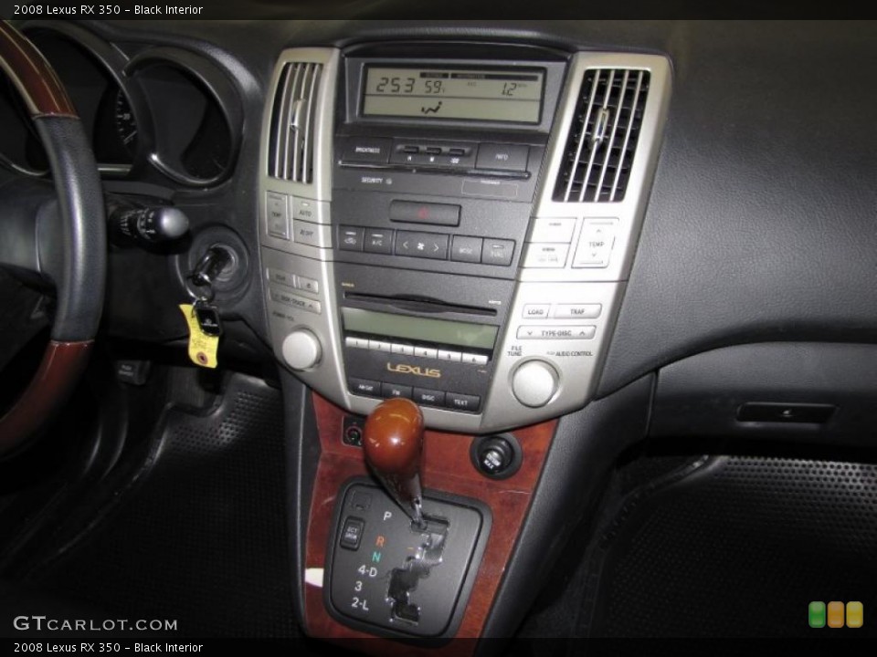 Black Interior Controls for the 2008 Lexus RX 350 #40063235