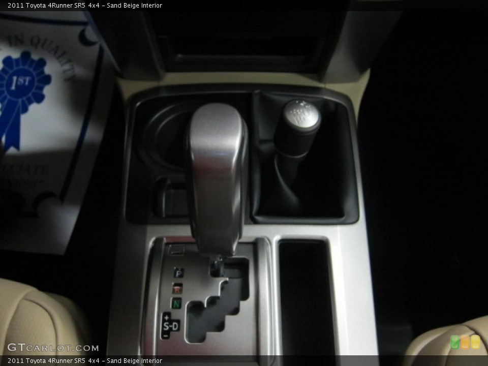 Sand Beige Interior Transmission for the 2011 Toyota 4Runner SR5 4x4 #40069739