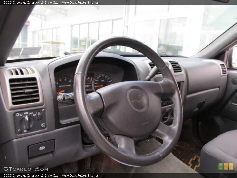 Very Dark Pewter Interior Dashboard for the 2006 Chevrolet Colorado LS Crew Cab #40071815