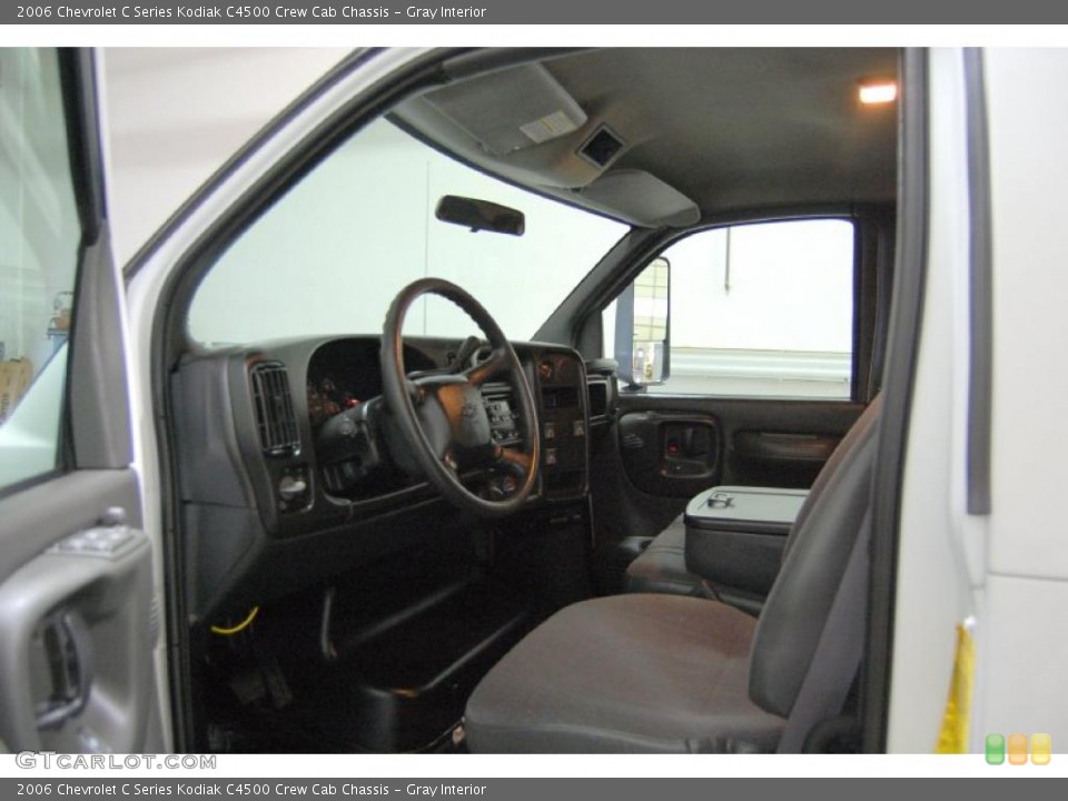 Gray Interior Prime Interior for the 2006 Chevrolet C Series Kodiak C4500 Crew Cab Chassis #40074967