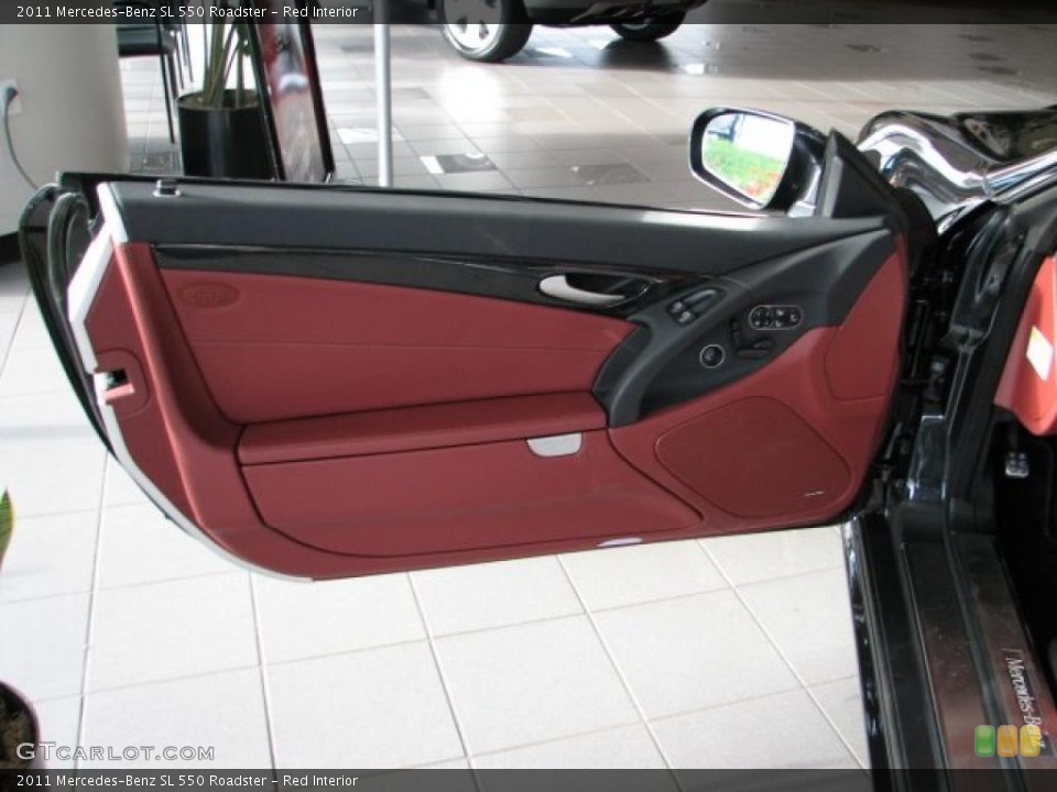 Red Interior Door Panel for the 2011 Mercedes-Benz SL 550 Roadster #40075943