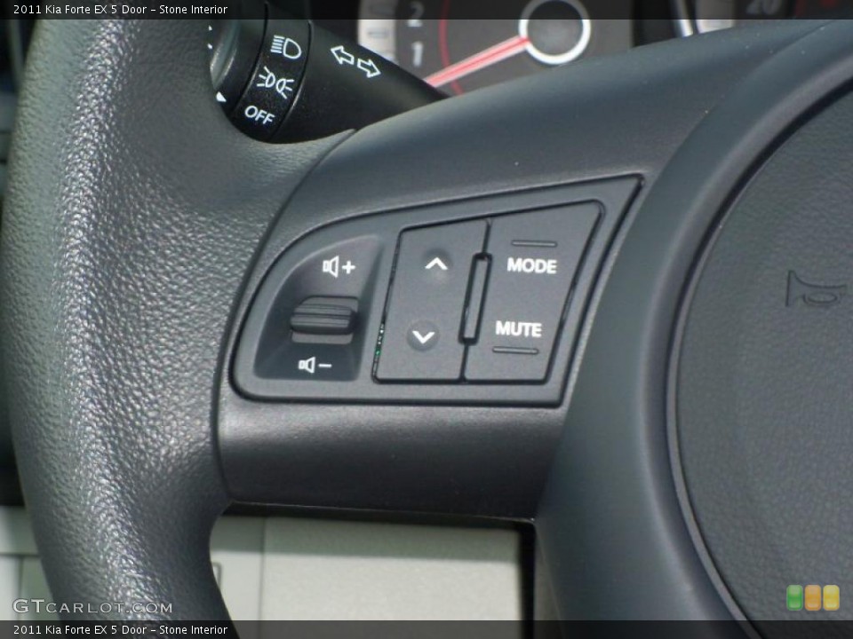 Stone Interior Controls for the 2011 Kia Forte EX 5 Door #40076035