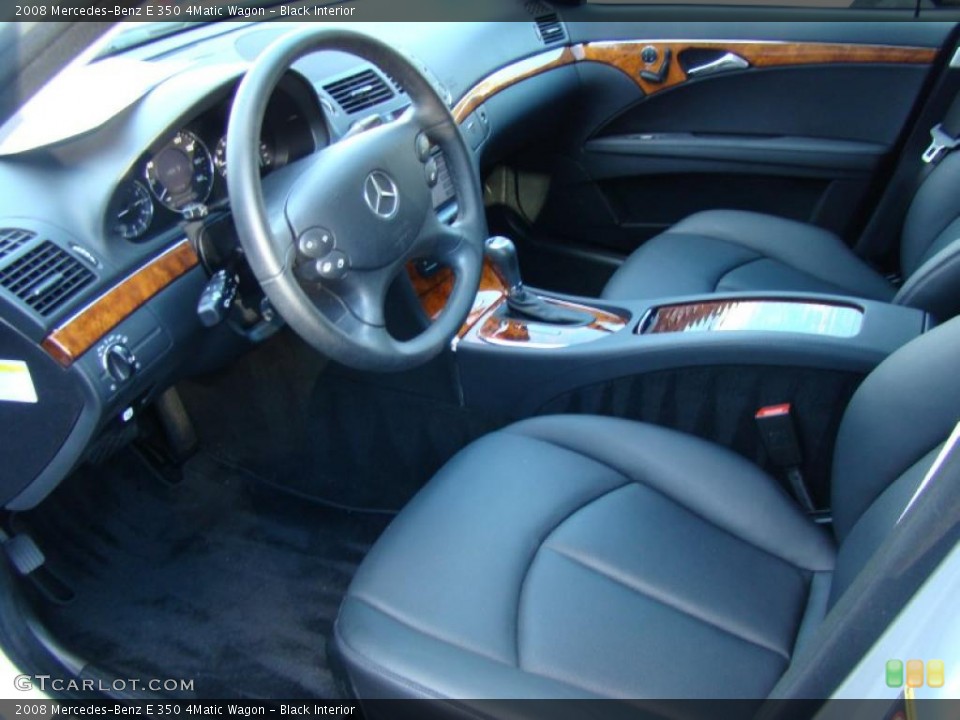 Black Interior Prime Interior for the 2008 Mercedes-Benz E 350 4Matic Wagon #40078163