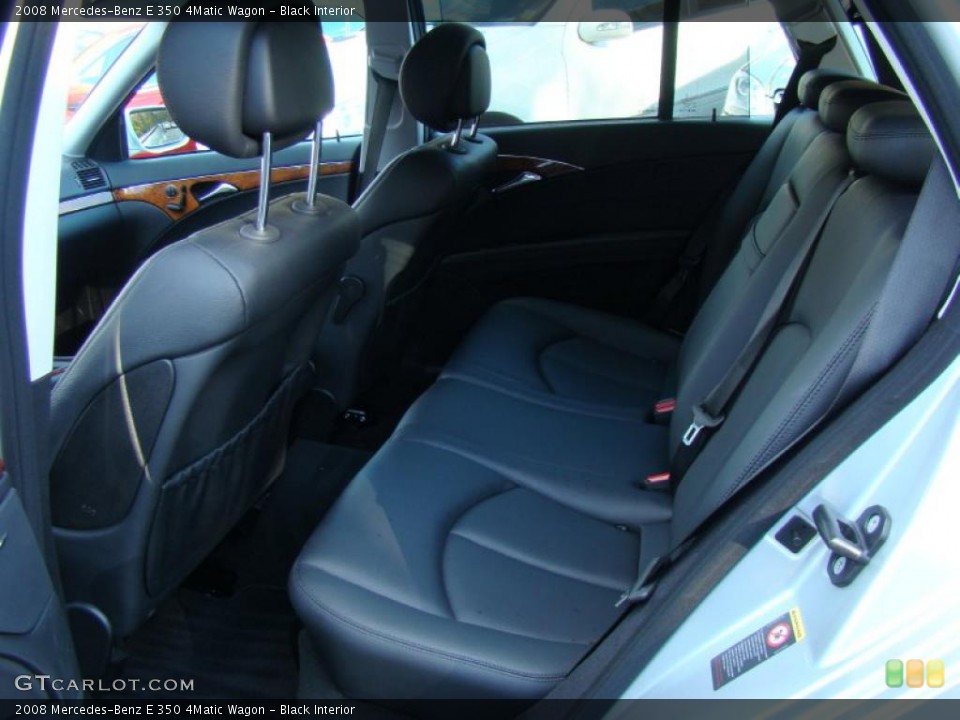 Black Interior Photo for the 2008 Mercedes-Benz E 350 4Matic Wagon #40078179