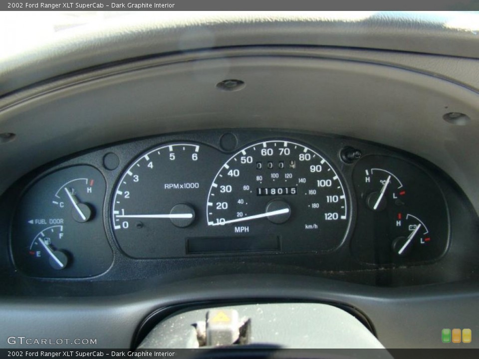 Dark Graphite Interior Gauges for the 2002 Ford Ranger XLT SuperCab #40078351