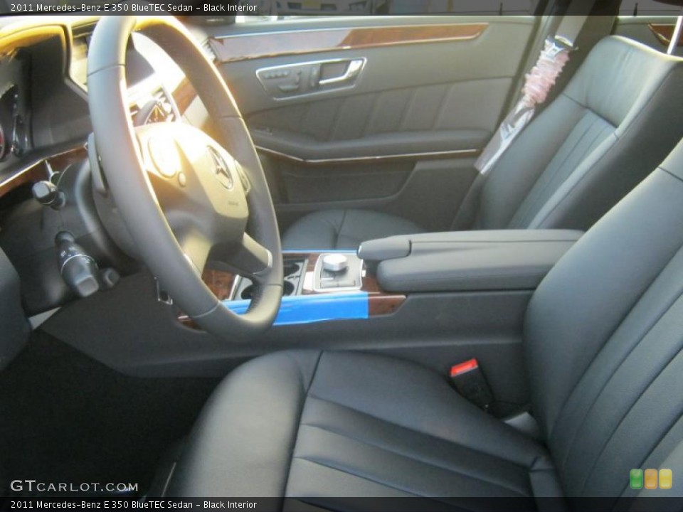 Black Interior Photo for the 2011 Mercedes-Benz E 350 BlueTEC Sedan #40078975