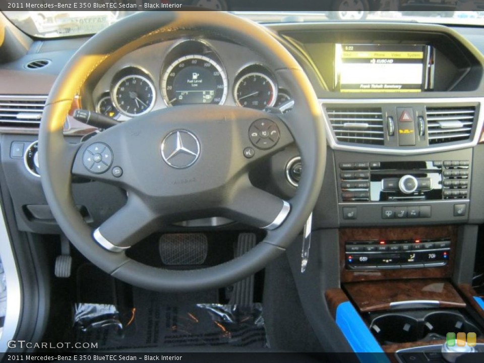 Black Interior Dashboard for the 2011 Mercedes-Benz E 350 BlueTEC Sedan #40078991