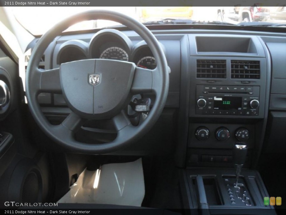 Dark Slate Gray Interior Dashboard for the 2011 Dodge Nitro Heat #40079337
