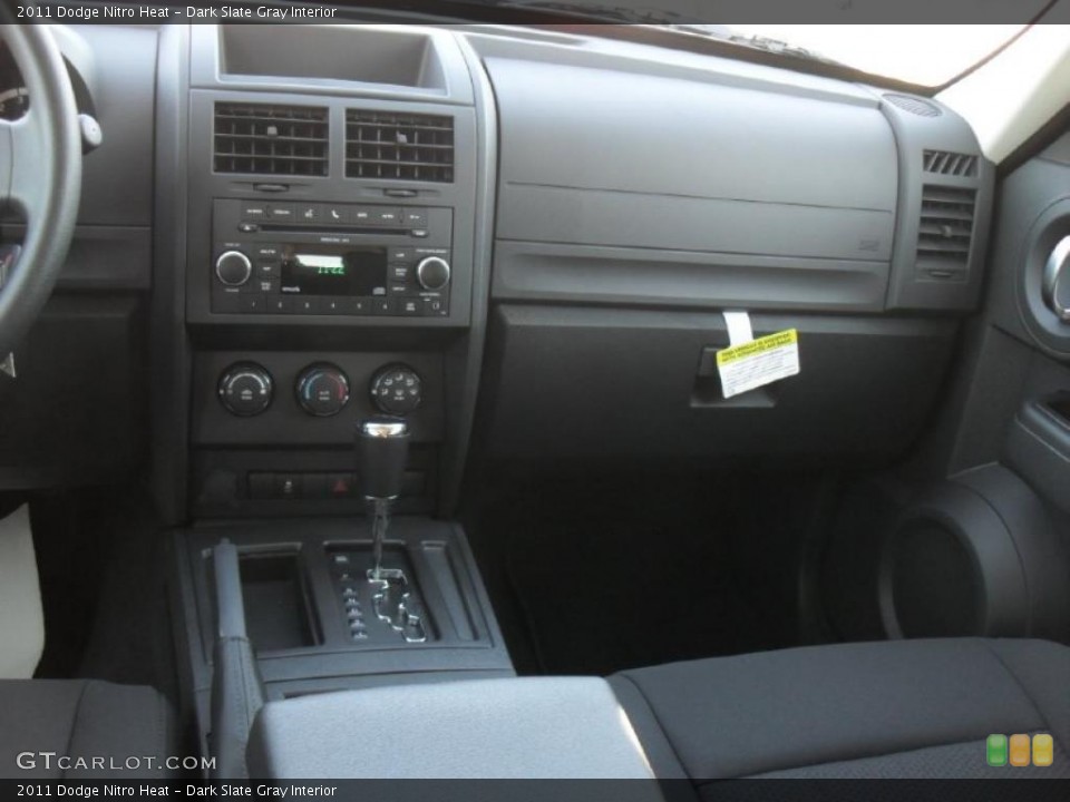 Dark Slate Gray Interior Dashboard for the 2011 Dodge Nitro Heat #40079351