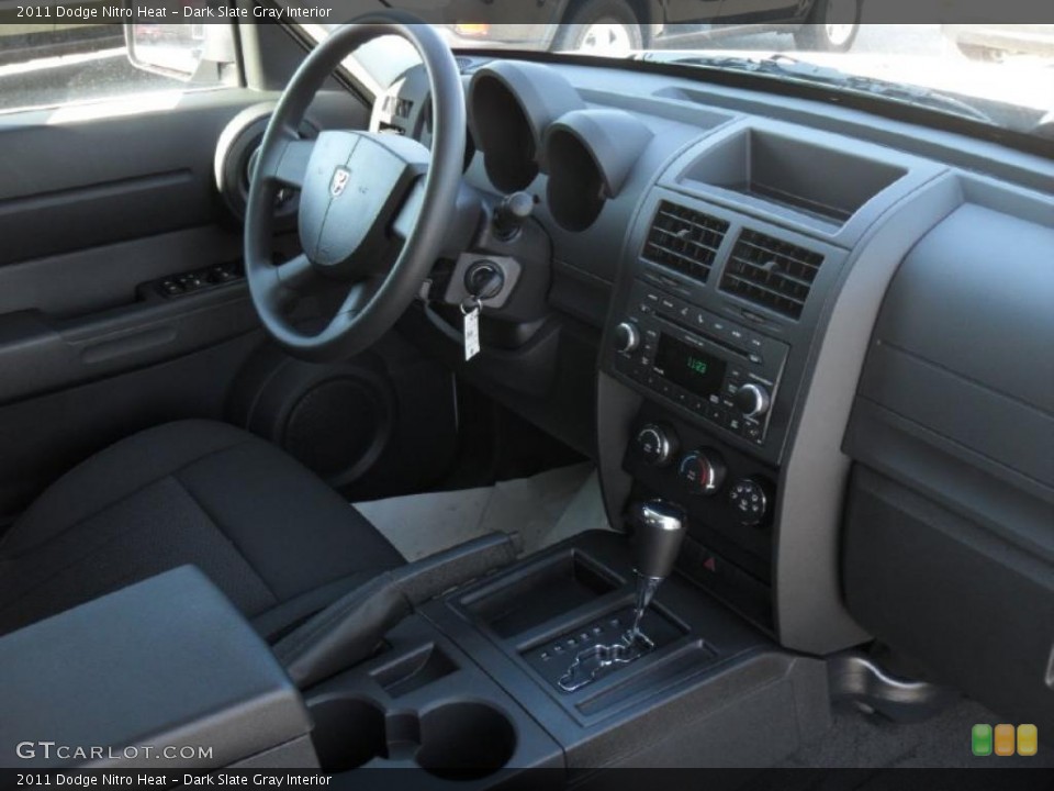 Dark Slate Gray Interior Dashboard for the 2011 Dodge Nitro Heat #40079423