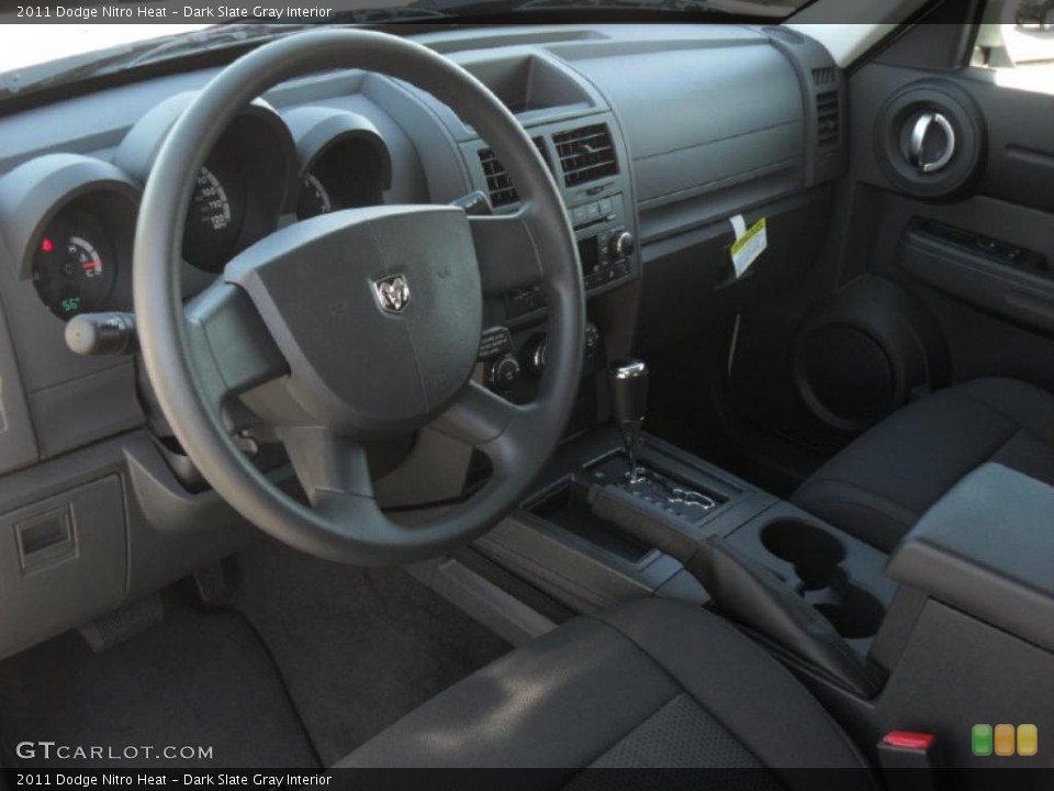 Dark Slate Gray Interior Prime Interior for the 2011 Dodge Nitro Heat #40079503